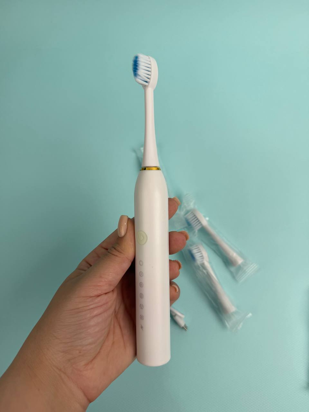 مسواک برقی شارژی X-3 شش حالته اورجینال | ضد آب IPX7 با 4 سری یدک کد S10002